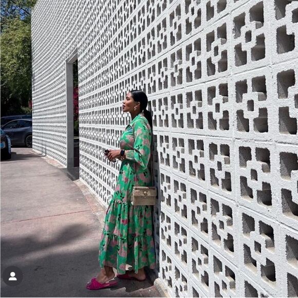 Misa Los Angeles Esmee Maxi Shirt Dress in Peony - Picture 4 of 12